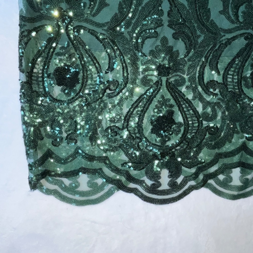 🇺🇦Lace Cocktail dress Dark Green Exclusive - Picture 5 of 11